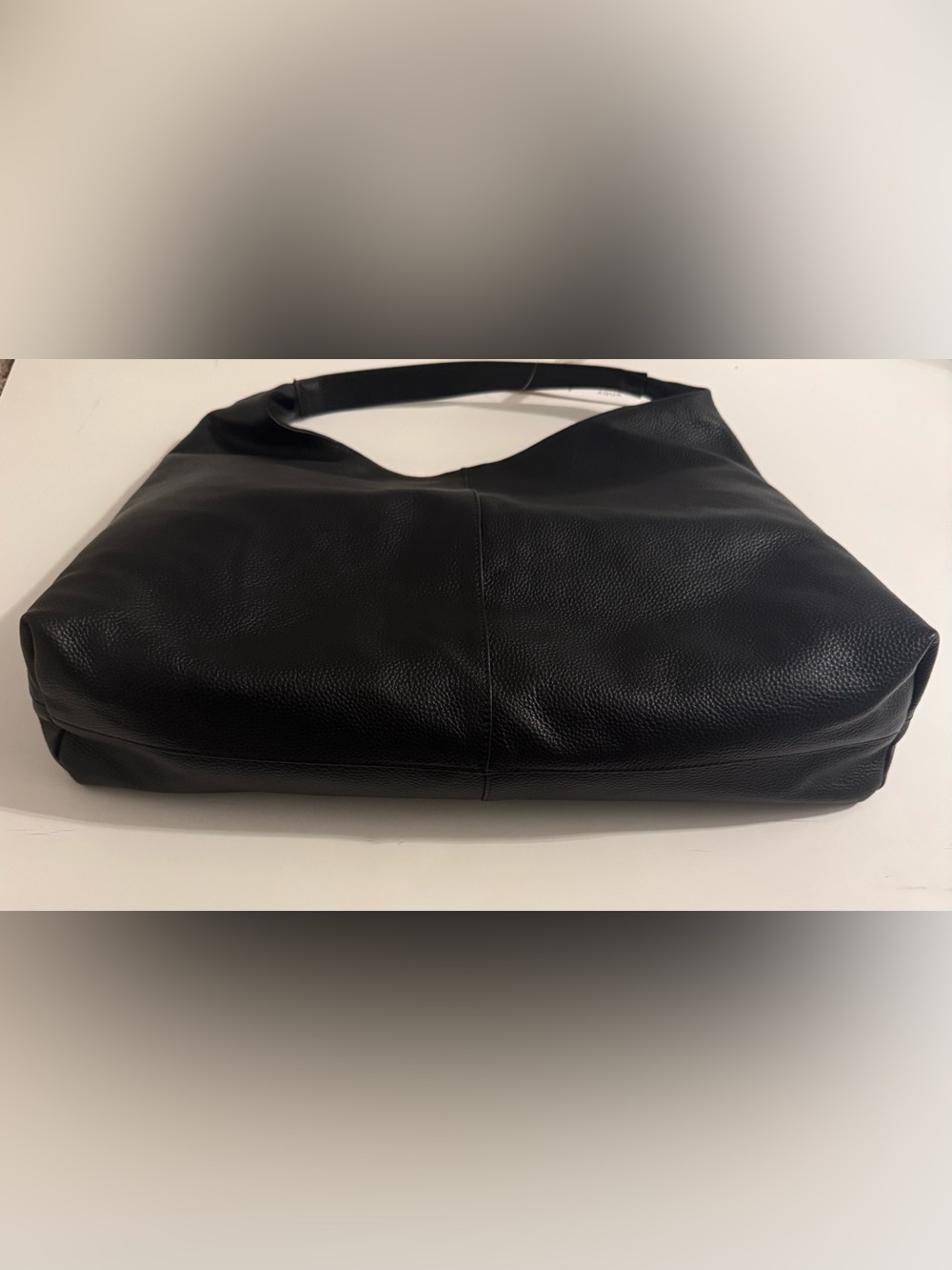 AQUA Slouchy Leather Hobo Tote NEW - Picture 11 of 16